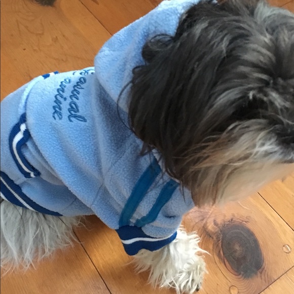 casual canine Other - CASUAL CANINE Blue Fleece Sport Dog Jacket, small